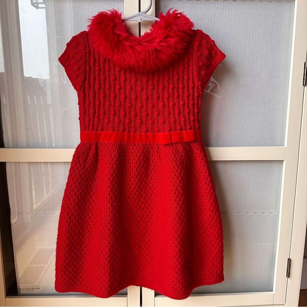 Janie and Jack Red Formal Kids Dress